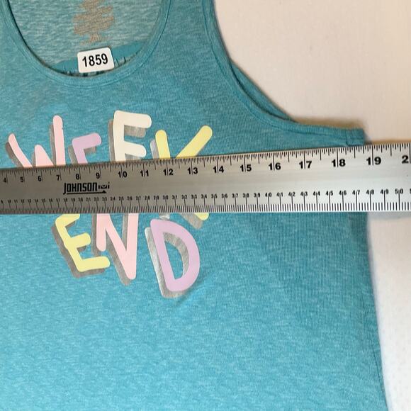 Secret Treasures Women Tank Top size S/CH (4-6) Blue Sleeveless Stretch Weekend - Picture 3 of 7